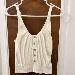Abercrombie and fitch sweater tank.